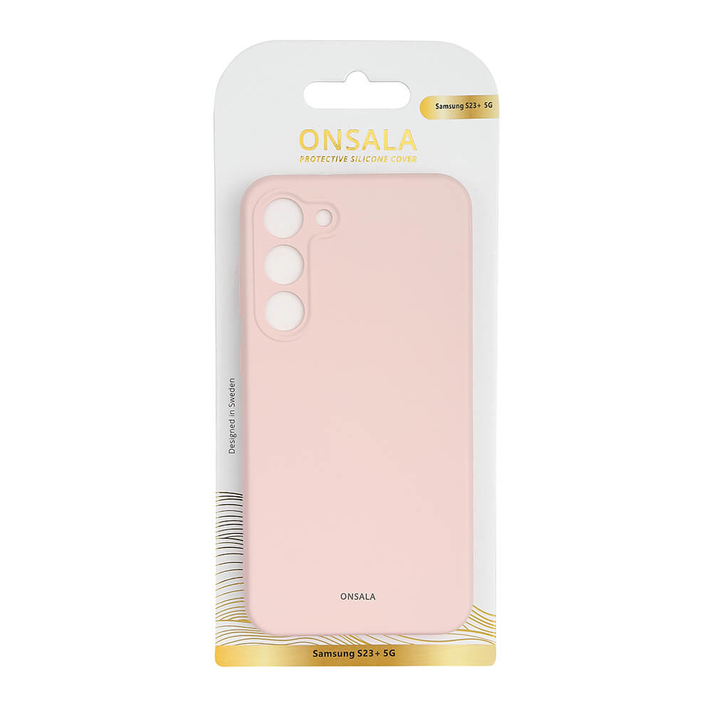 Onsala Phone Case Silicone Chalk Pink - Samsung S23+ – image 2