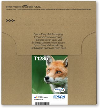 Epson Fox Multipack 4-colours T1285 DURABrite Ultra Ink EasyMail Pack