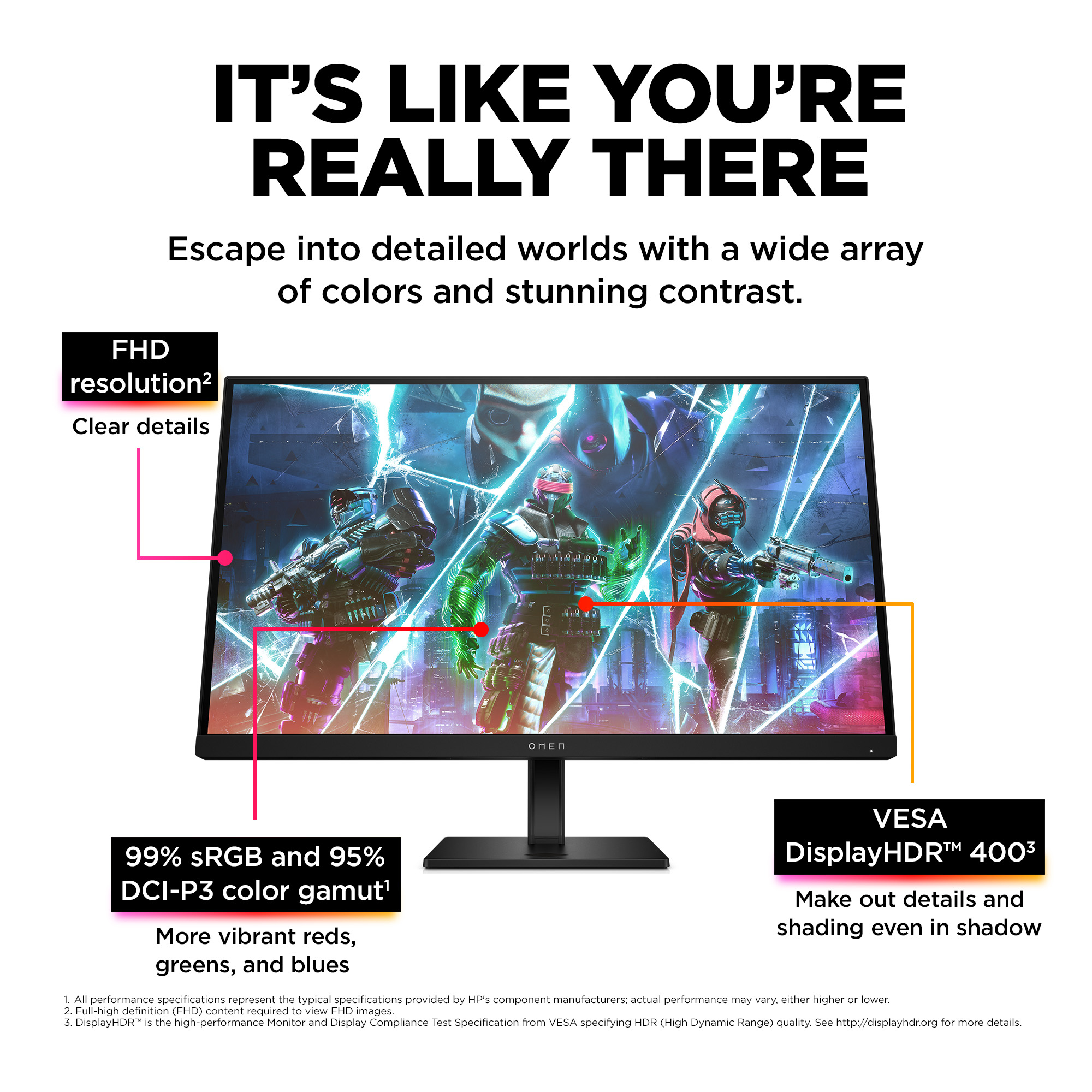 OMEN by HP 27 inch FHD 240Hz Gaming Monitor – OMEN 27s image 9