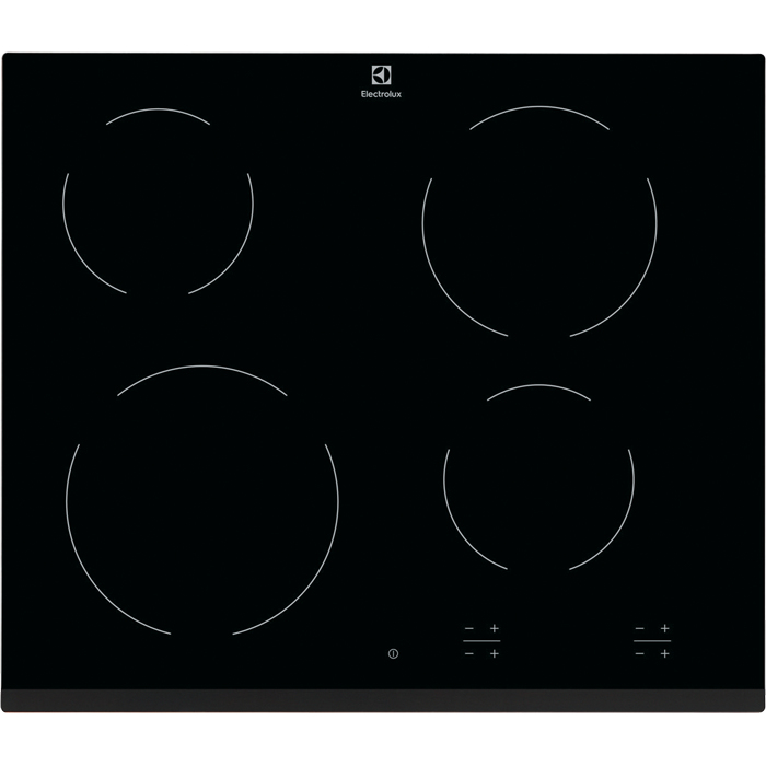 Electrolux HOC621 Black Built-in Ceramic hob 4 zone(s)