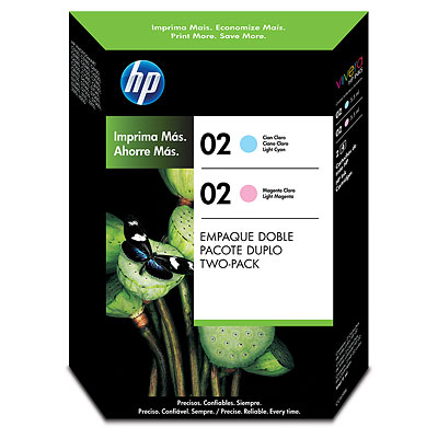 HP 02 Combo-pack Light Cyan/Light Magenta