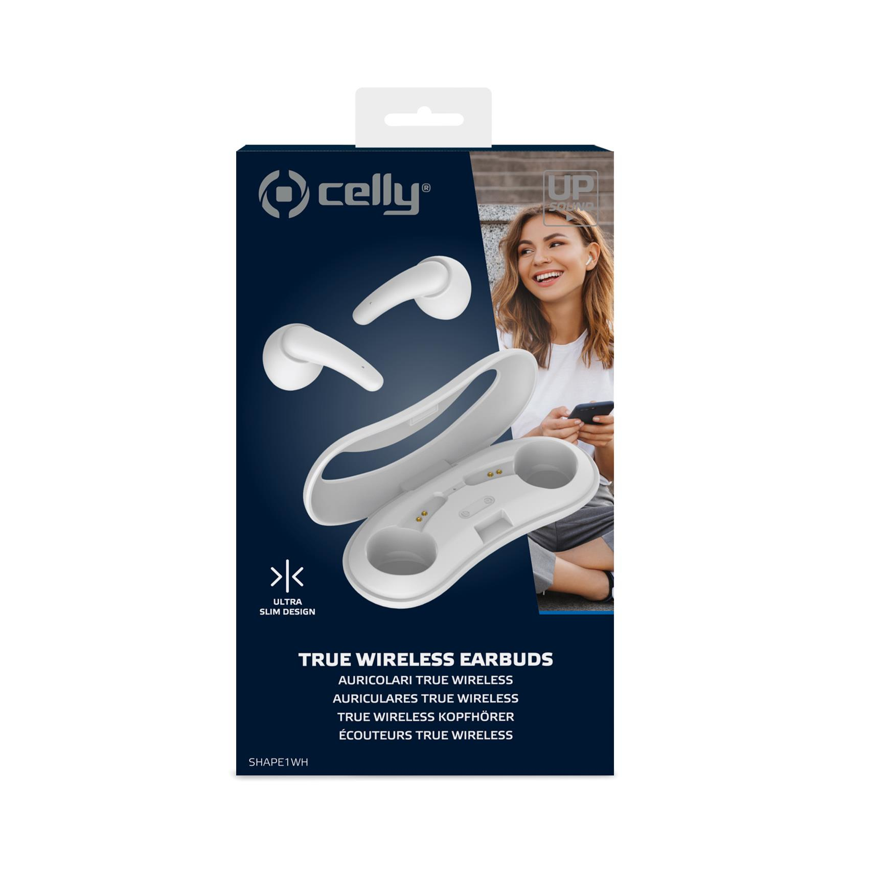 Celly SHAPE1 Headset True Wireless Stereo (TWS) In-ear Calls/Music Bluetooth White – image 6