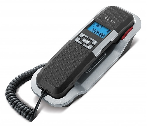 Emporia TXD telephone Analog telephone Caller ID Black, Silver