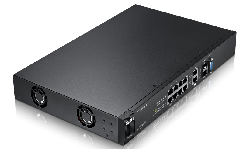Zyxel GS2200-8HP Managed L2 Power over Ethernet (PoE) Black – image 2