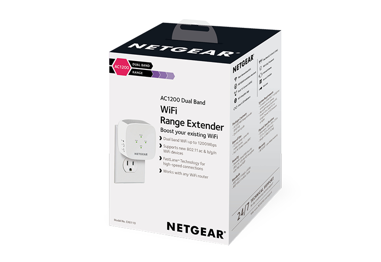 NETGEAR EX6110-100AUS network extender White – image 2