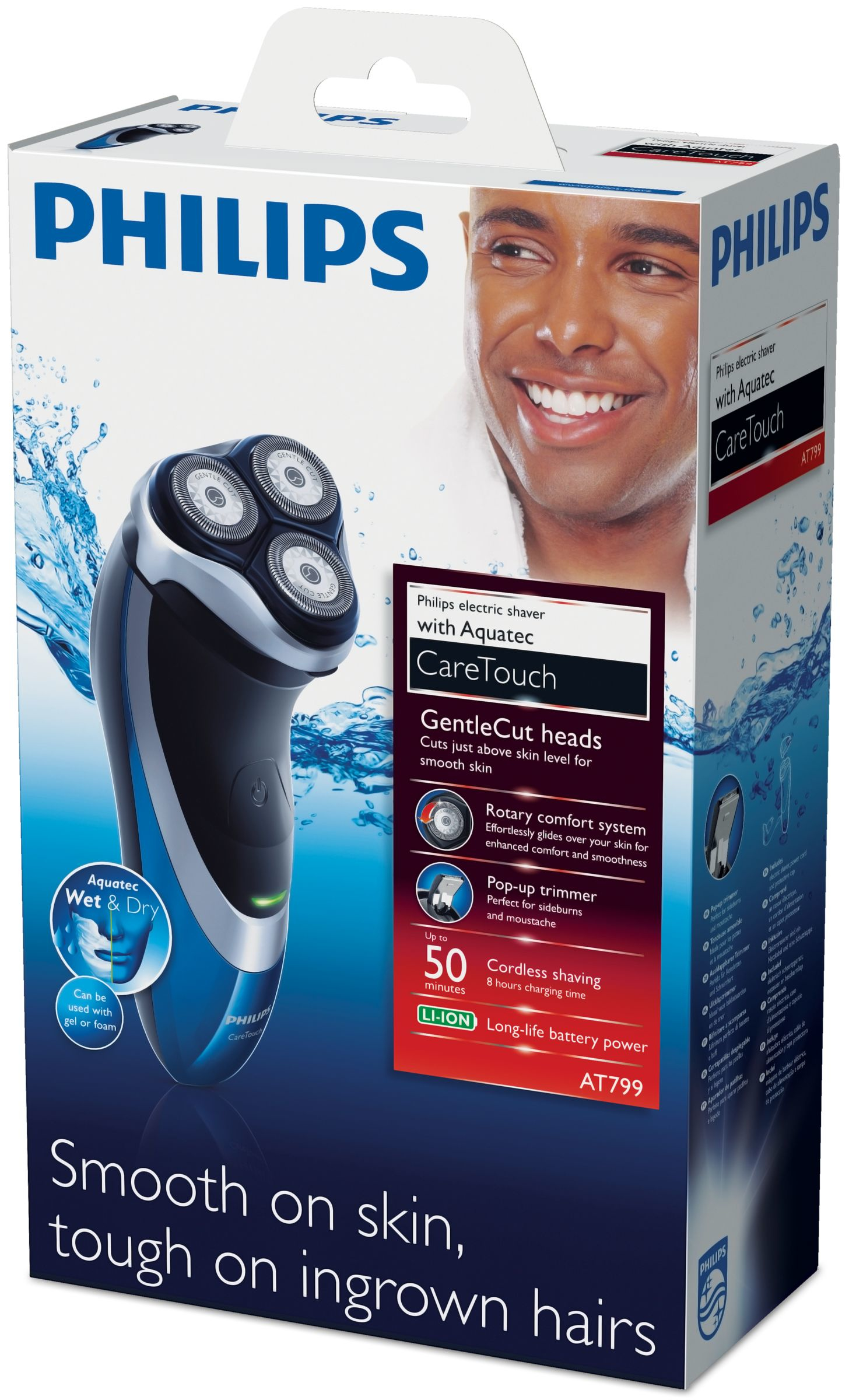 Philips CareTouch wet and dry electric shaver AT799/06 – image 3