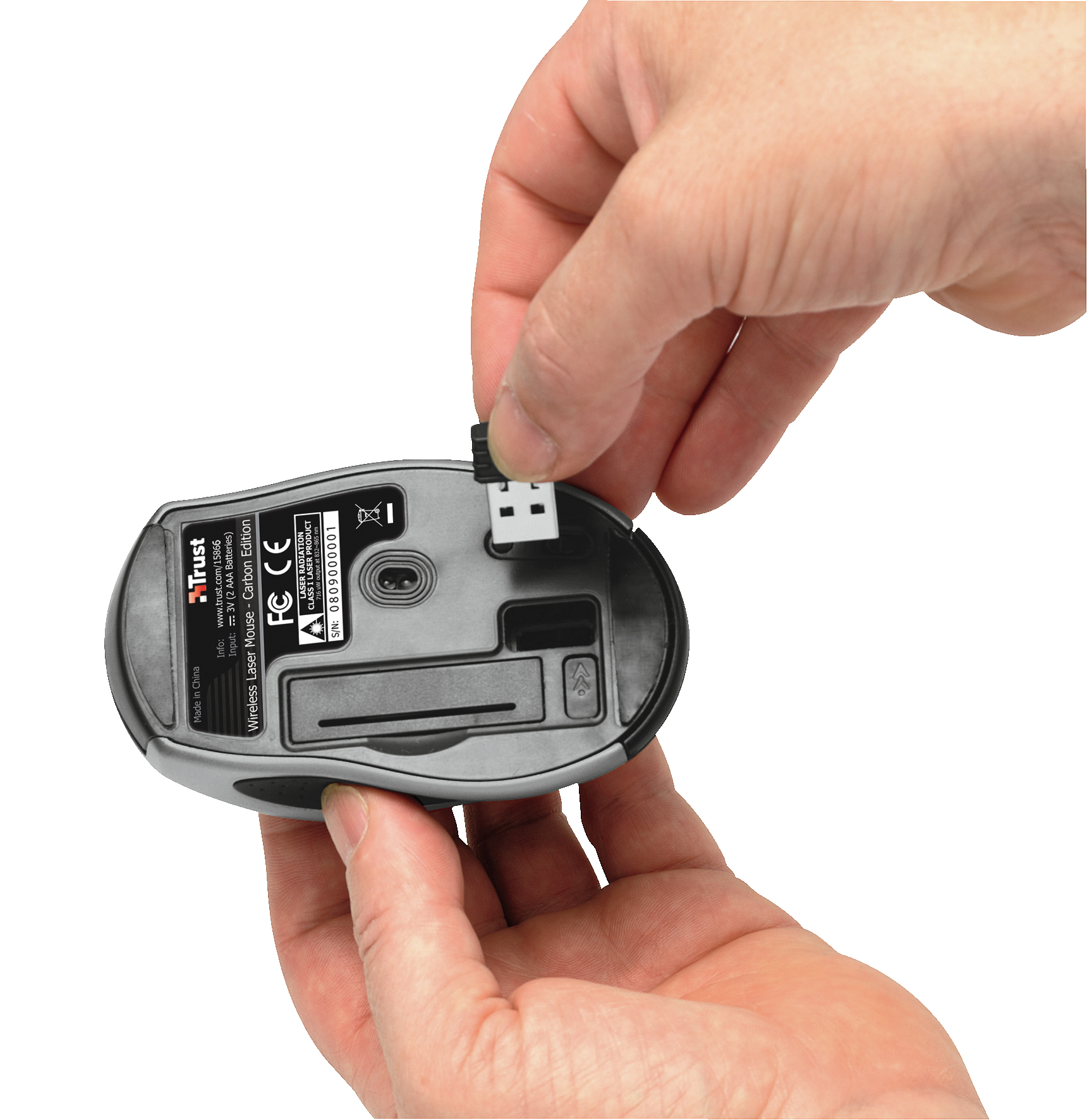 Trust MI-7760Cp mouse RF Wireless Laser 1600 DPI – image 3