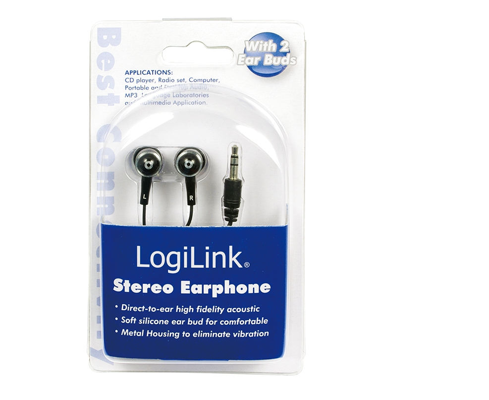 LogiLink HS0015 headphones/headset Wired Music Black – image 3