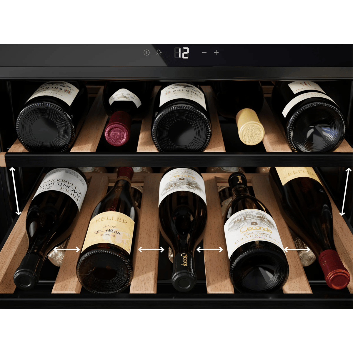 AEG NKW8P21KAB Compressor wine cooler Built-in Black 15 bottle(s) – image 6