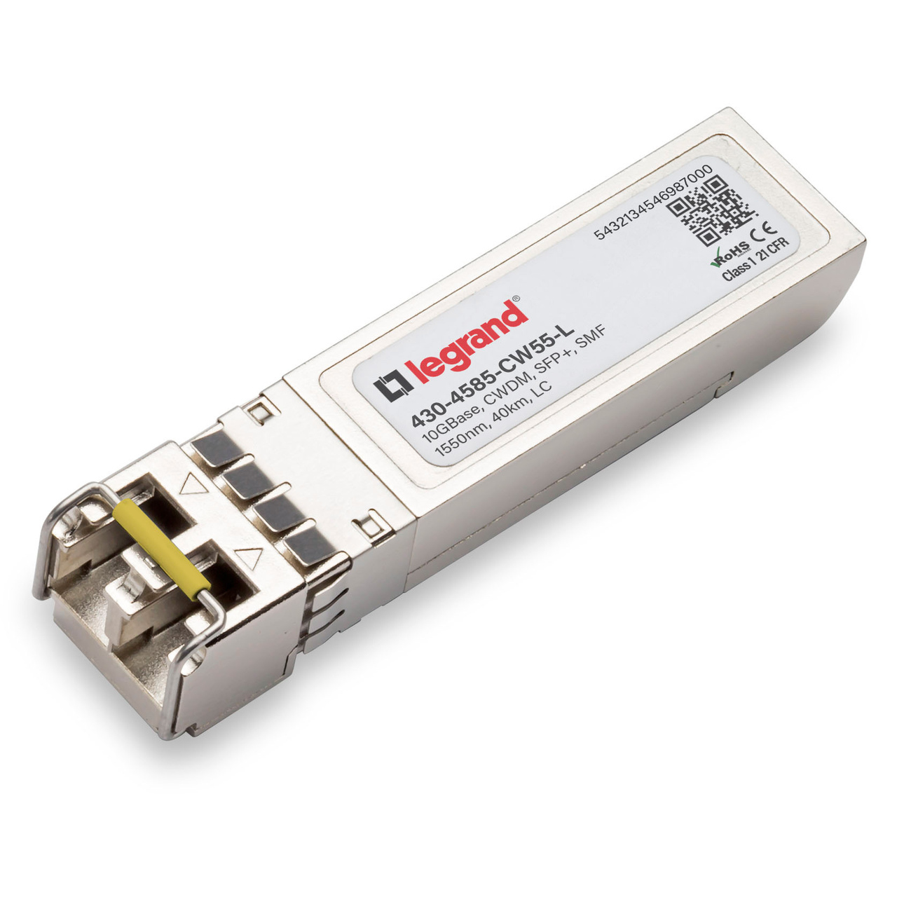 Legrand 430-4585-CW55-L network transceiver module Fiber optic 10000 Mbit/s SFP+ 1550 nm