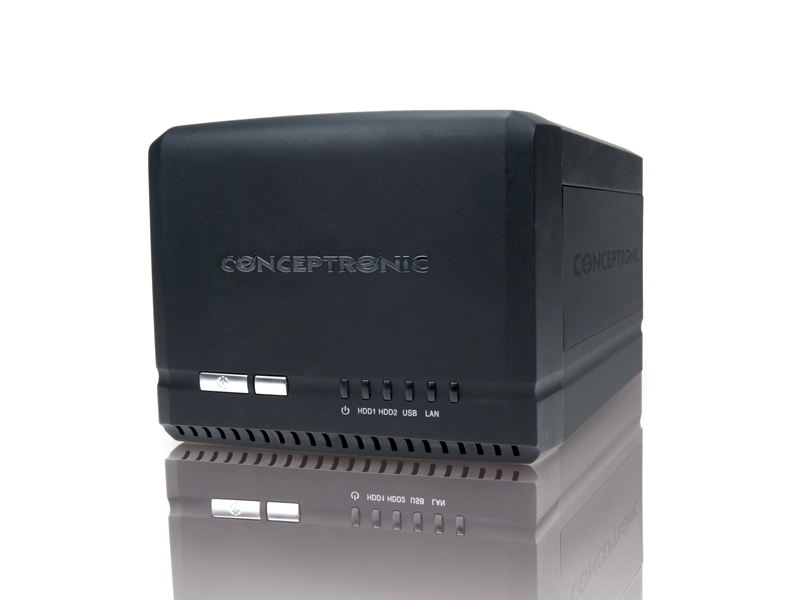Conceptronic 2 Bay Media NAS Hard Disk – image 7