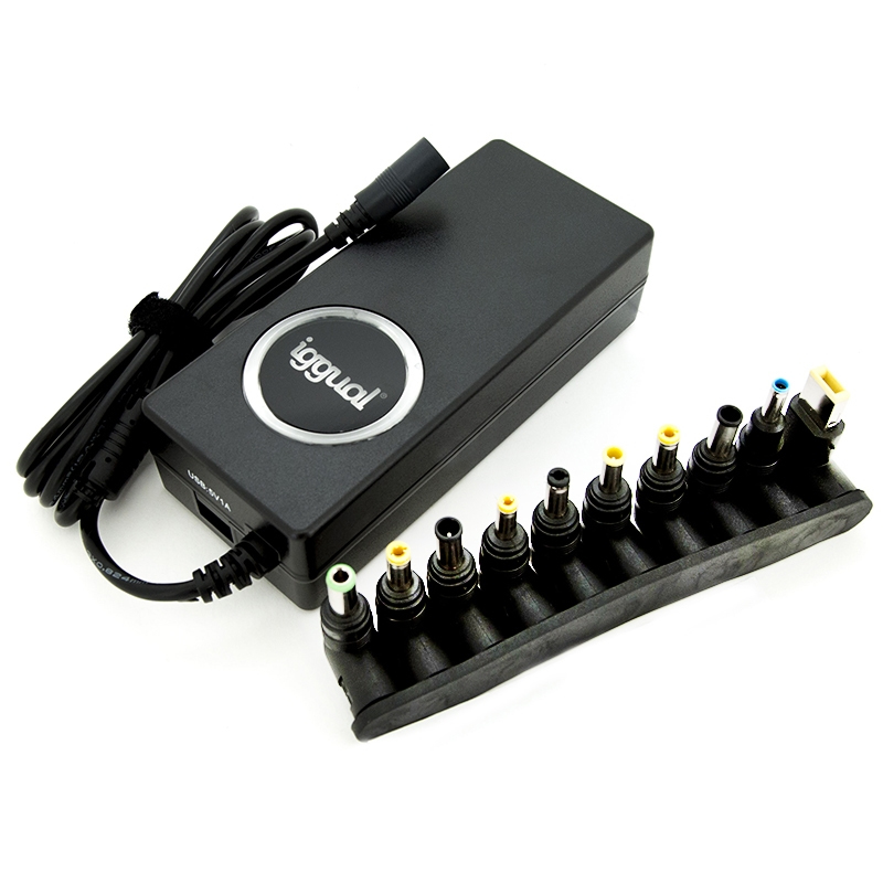 iggual CH-70W-USB power adapter/inverter Indoor Black – image 1