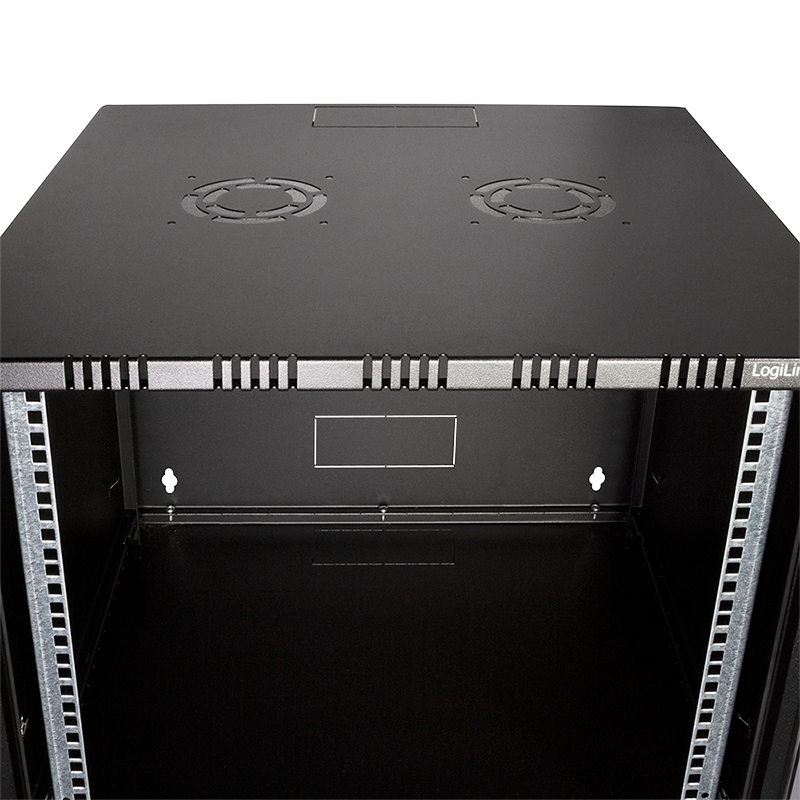 LogiLink W15B54B rack cabinet 15U Wall mounted rack Black – image 5