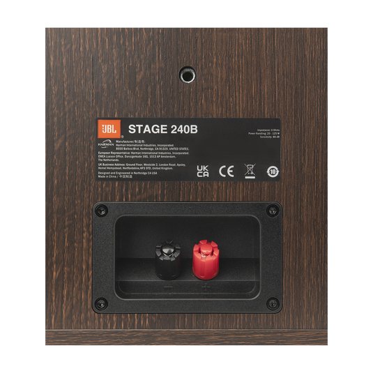 JBL STAGE 240B 2-way Wood, Black Wired 75 W image 9