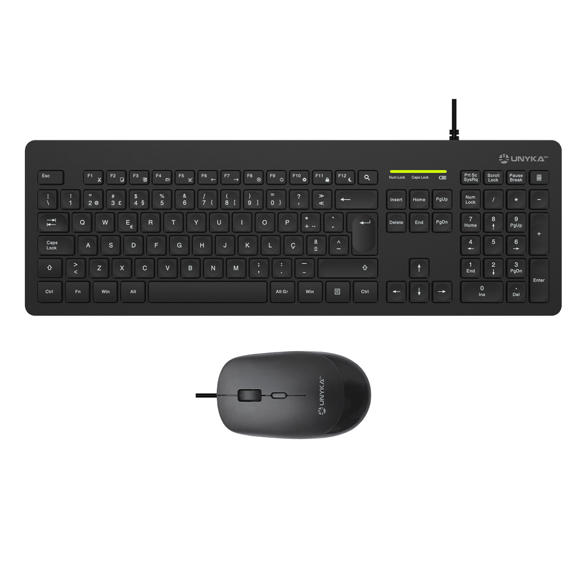 UNYKAch Kit Keyboard + Mouse Combo Pro MK211 Slim PT – image 1
