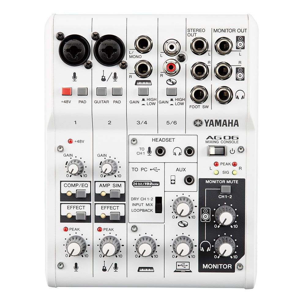 Yamaha AG06 6 channels White – image 2
