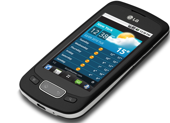 LG P500 8.13 cm (3.2") Single SIM 3G 1500 mAh Black – image 3