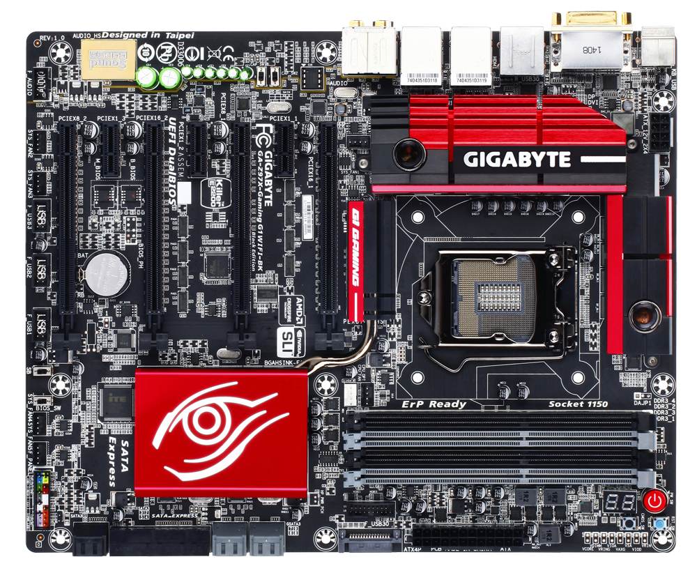 GIGABYTE GA-Z97X-GAMINGG1WIFI motherboard Intel® Z97 LGA 1150 (Socket H3) ATX – image 2