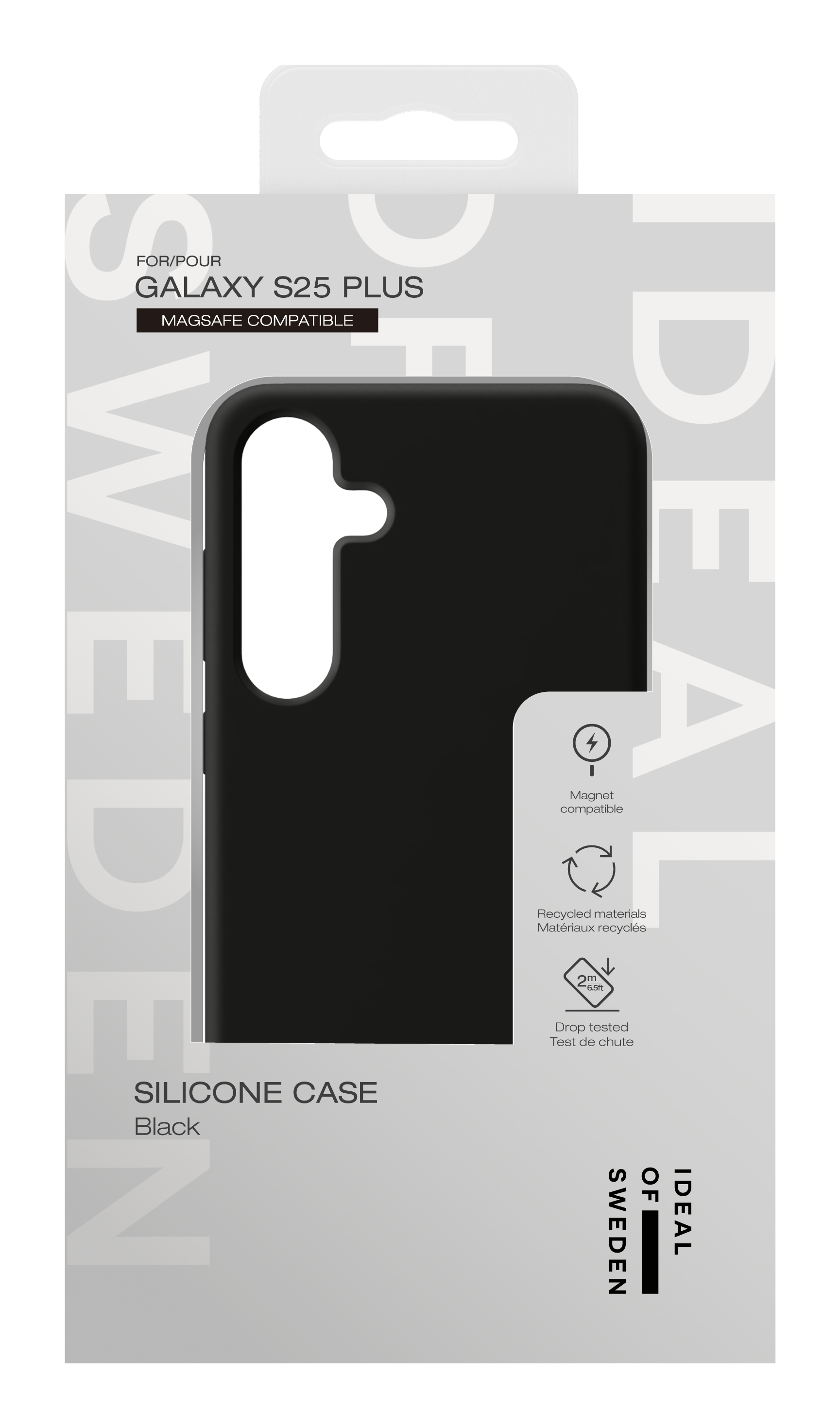 iDeal of Sweden Silicone Case MagSafe Galaxy S24 Plus / S25 Plus Black – image 4