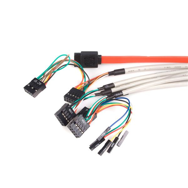 StarTech.com 3.5in Black Multi Port Panel for Front Drive Bay with eSATA – image 3