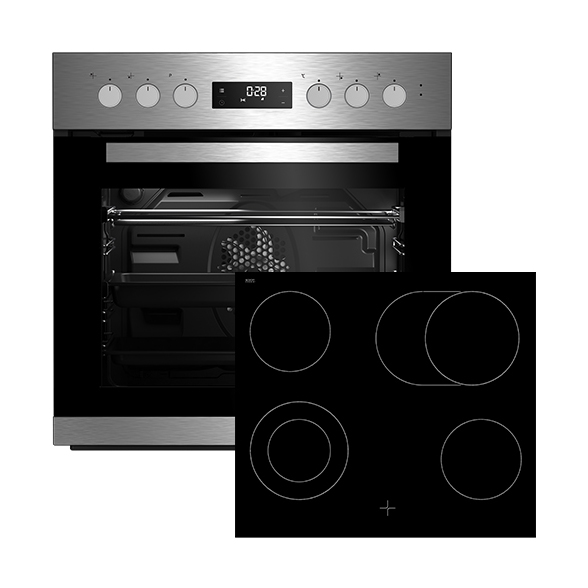 Beko BUM22323X1 cooking appliance set Ceramic hob Electric