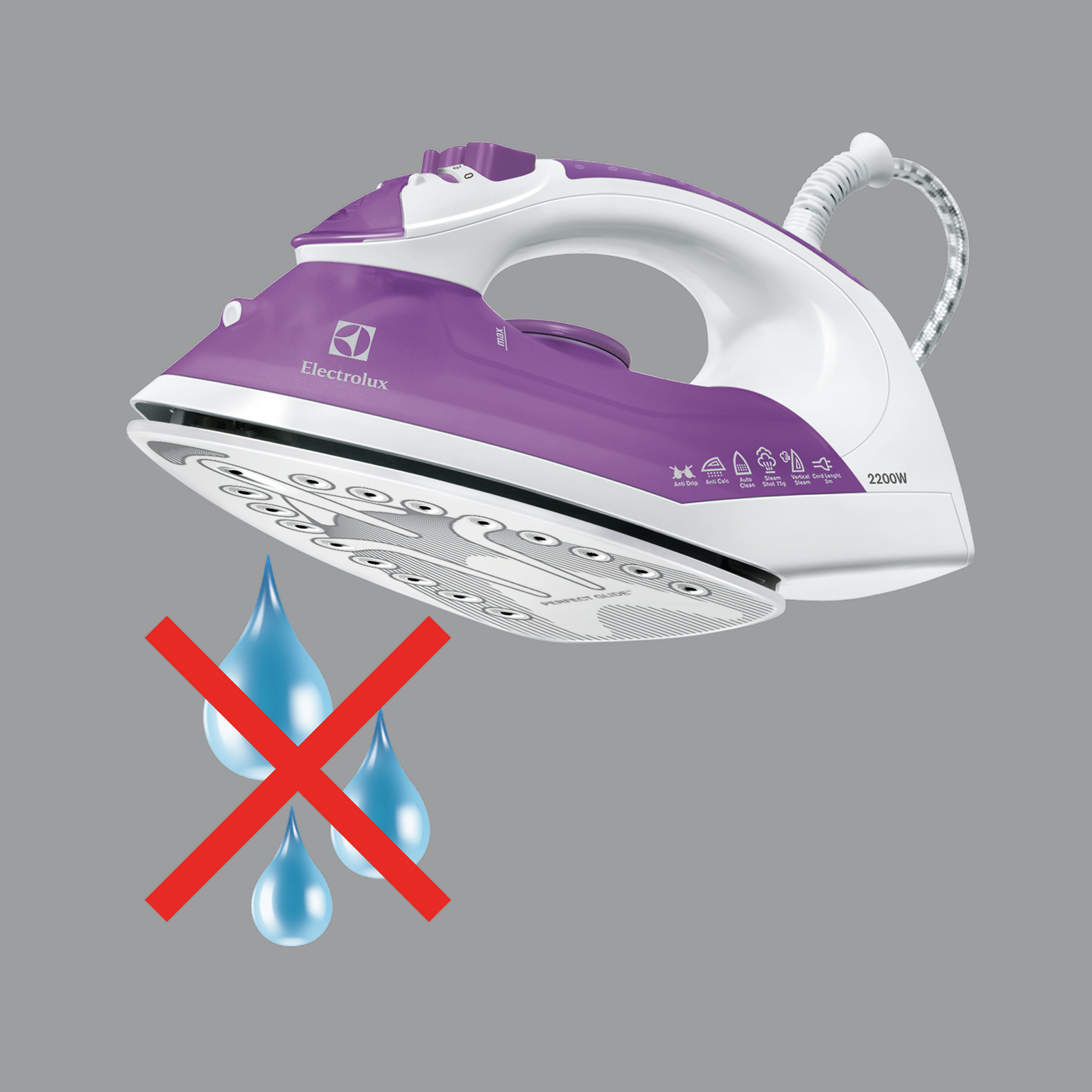 Electrolux EDB1670 iron Dry & Steam iron Ceramic soleplate – image 9