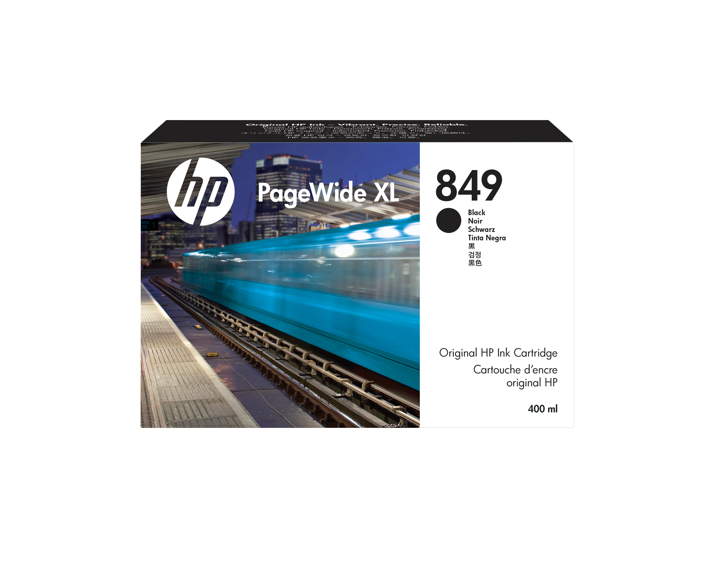 HP 849 - 400 ml - black - original - PageWide XL - ink cartridge - for PageWide XL 3900