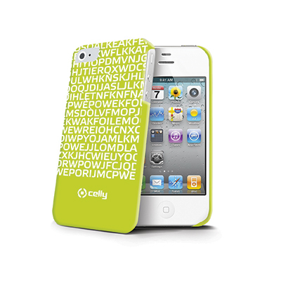 Celly CLOVE180GR mobile phone case Cover Green, White