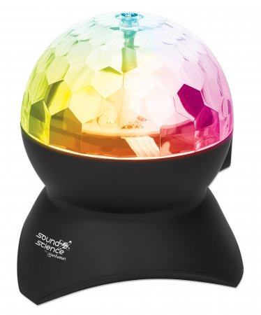 Manhattan Sound Science Disco Light Ball Bluetooth Speaker, FM Radio, Decent Sound Output (3W), 8 hour Playback time, Integrated Controls, Range 10m, microSD ca