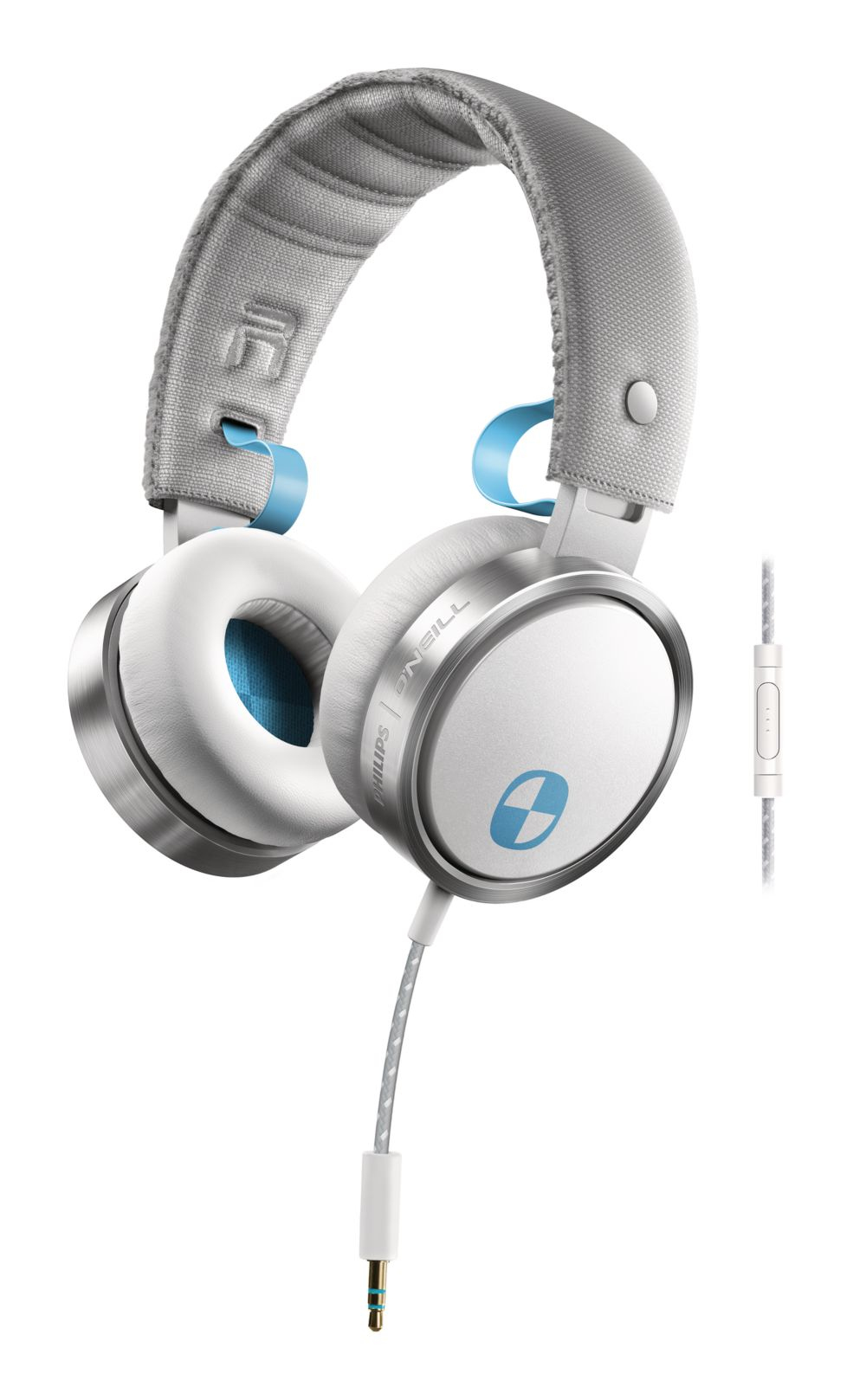 Philips O'Neill SHO7205WT/10 headphones/headset Wired In-ear Calls/Music Blue, White