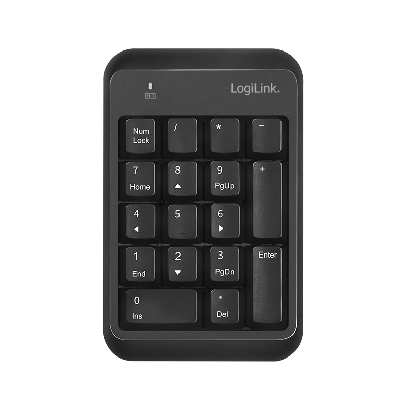 LogiLink ID0201 numeric keypad Laptop Bluetooth Black – image 2