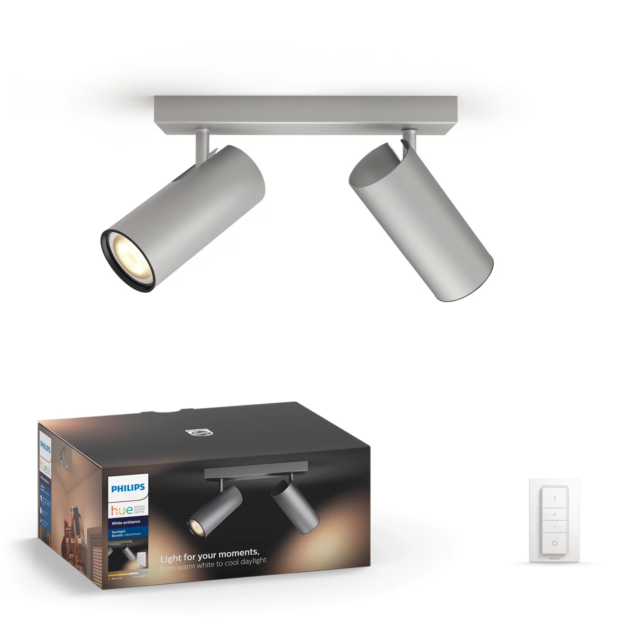 Philips by Signify Philips Hue White ambience Buratto double spotlight
