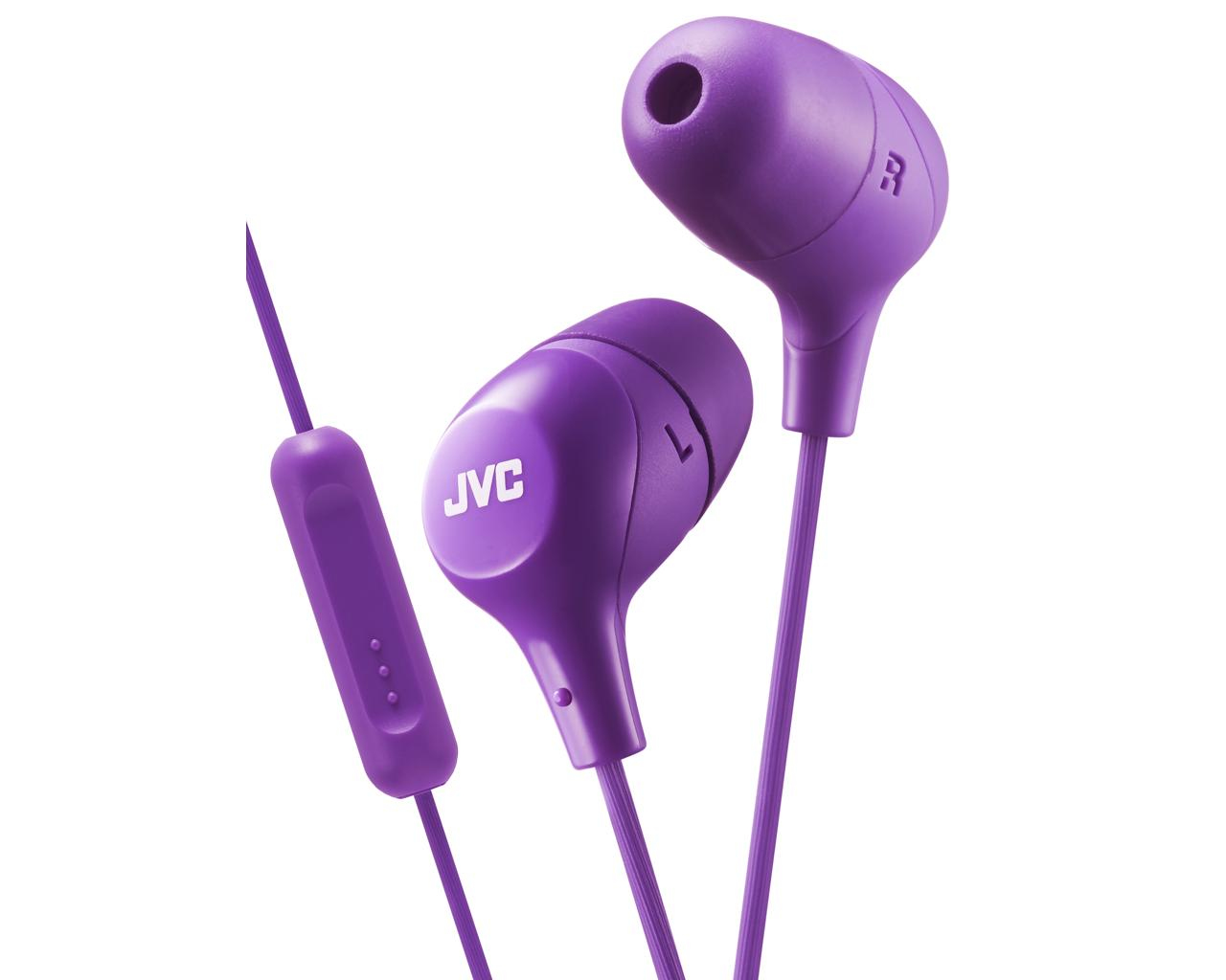 JVC HA-FX38M-V-E Inner ear headphones with remote & microphone – image 1