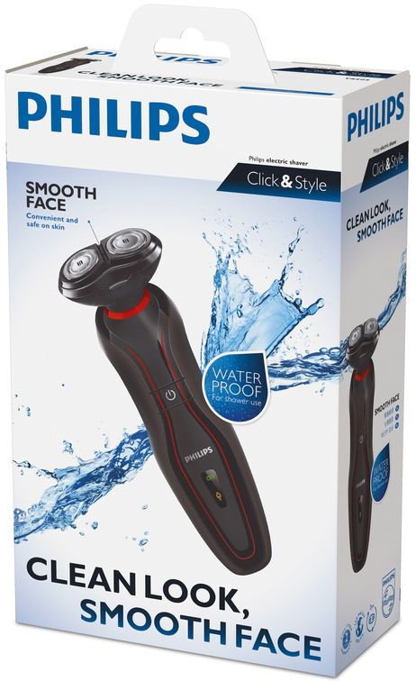 Philips Click&Style YS505/16 men's shaver Rotation shaver Black, Red – image 2