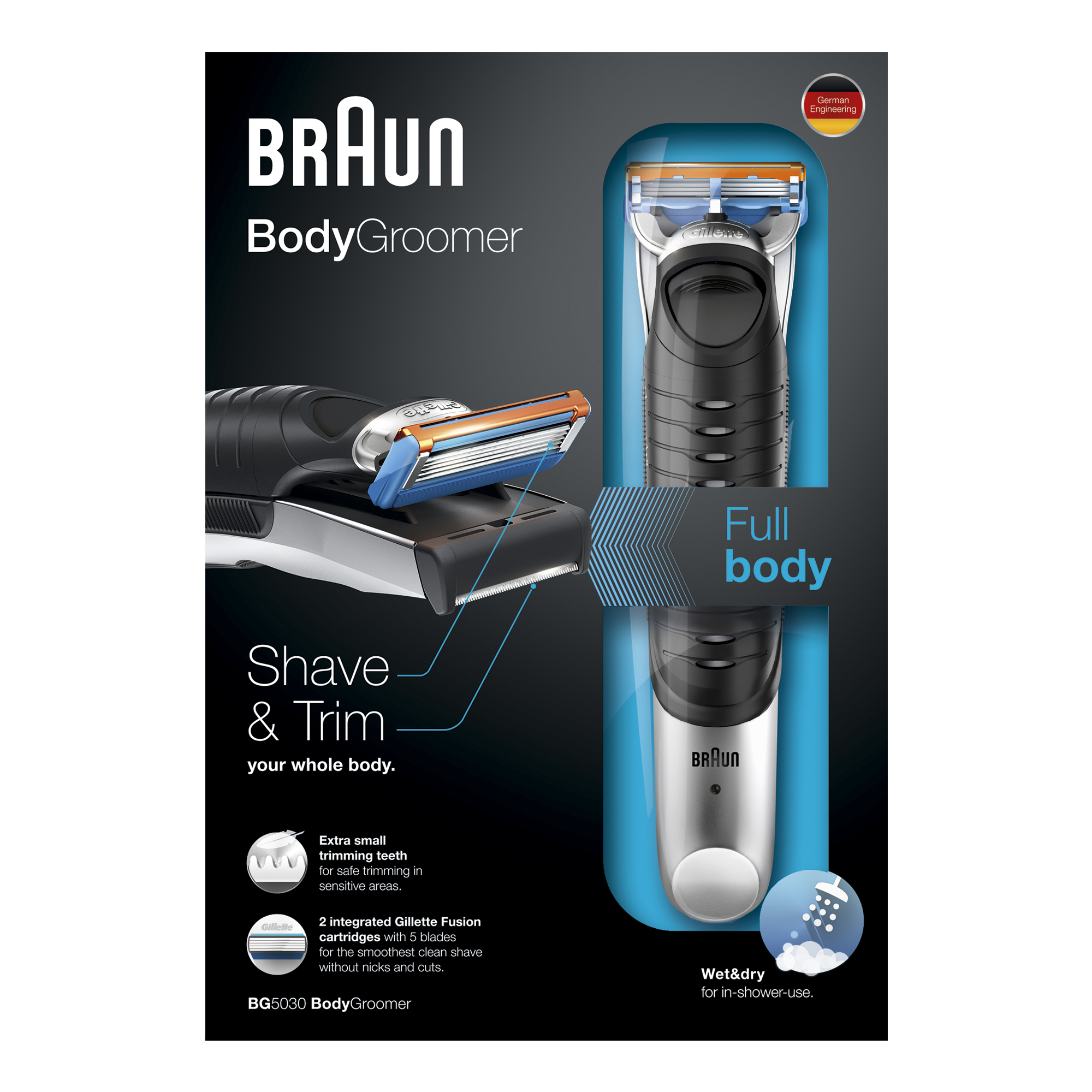 Braun BG5030 8 mm Wet & Dry Grey – image 3