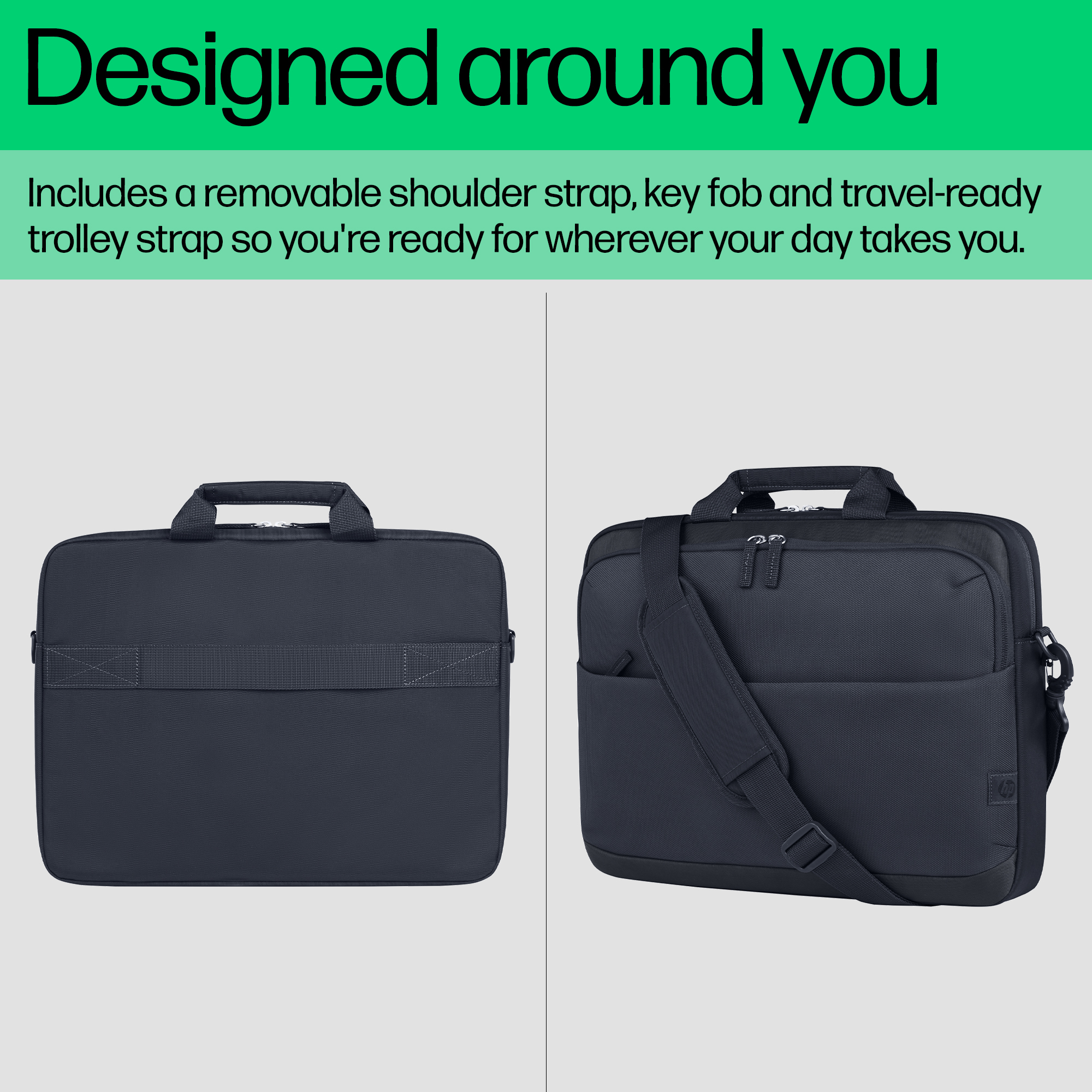 HP Everyday 14 Odyssey Gray Laptop Bag – image 6