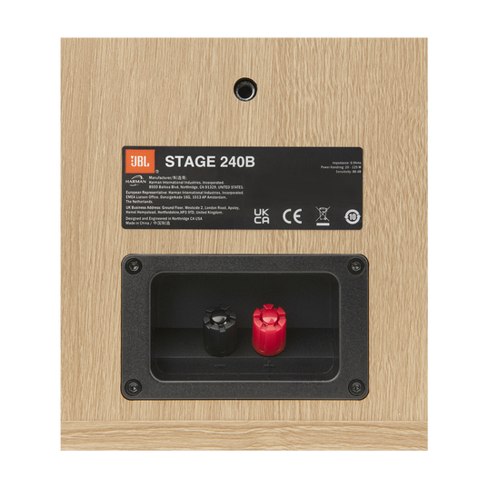 JBL STAGE 240B 2-way Wood, White Wired 75 W image 9