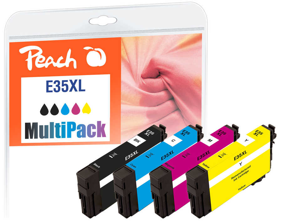 Peach 320264 ink cartridge 4 pc(s) Compatible High (XL) Yield Black, Cyan, Magenta, Yellow