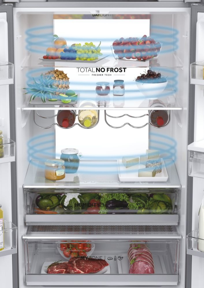 Haier HFW7720EWMP side-by-side refrigerator Freestanding – image 4