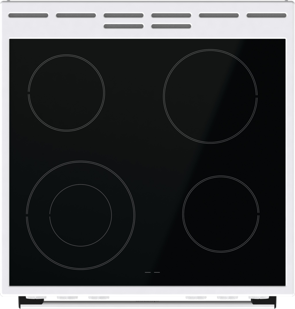 Gorenje GEC6A41WC cooker Freestanding cooker Electric Coil hob Silver – image 8