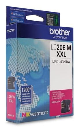 Brother LC20EMS ink cartridge 1 pc(s) Original Extra (Super) High Yield Magenta – image 3