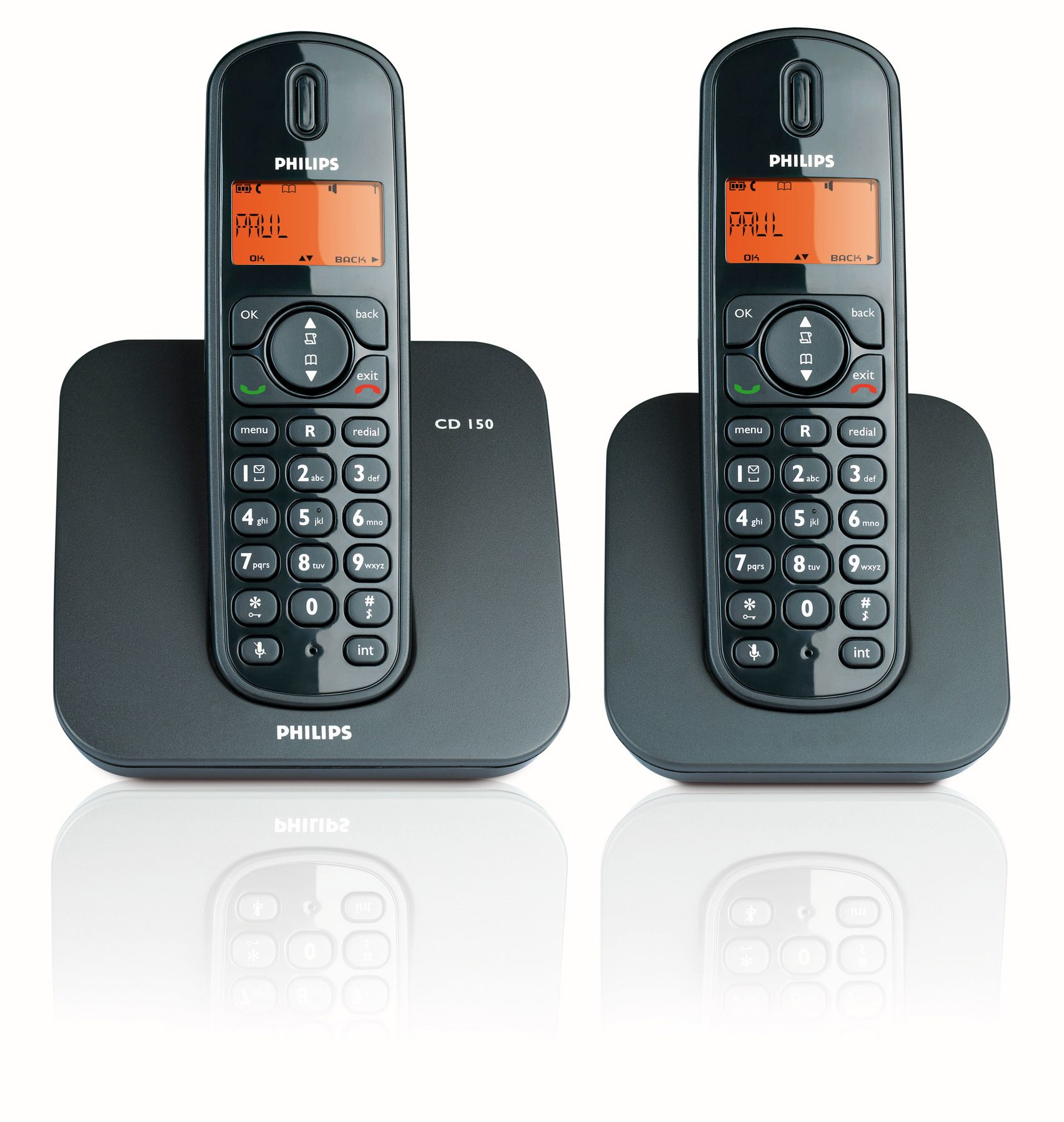 Philips CD1502B/90 telephone Caller ID Black – image 2