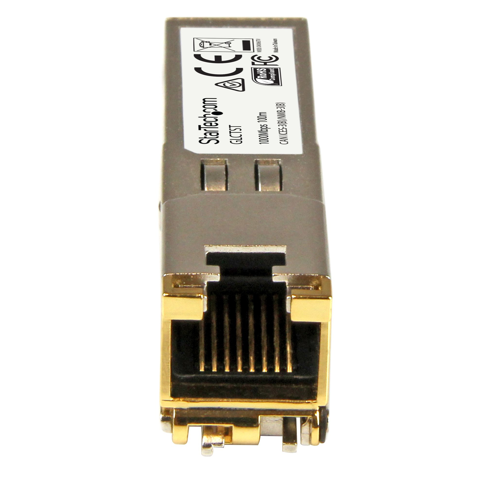 StarTech.com Extreme Networks 10050 Compatible SFP Module - 1000BASE-T - SFP to RJ45 Cat6/Cat5e - 1GE Gigabit Ethernet SFP - RJ-45 100m – image 3