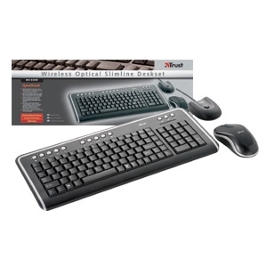 Trust Wireless Optical Slimline Deskset DS-3200 DE