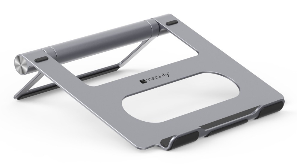 Techly Docking Station USB-C 9 in 1 Hub USB3.1 Stand per Notebook Pieghevole