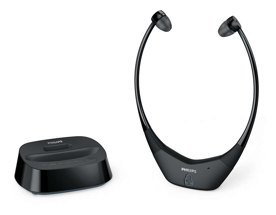 Philips TAE8005BK/00 headphones/headset Wired & Wireless In-ear, Under-chin TV Black – image 3