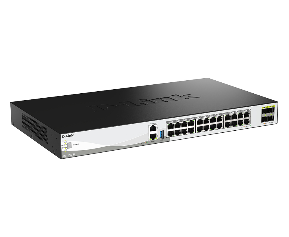 D-Link 28-Port 10G Multi-Gigabit Layer 3 Stackable Managed Switch with 25G Uplinks – image 2