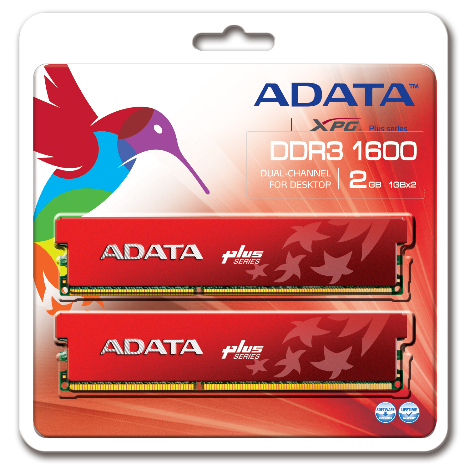 ADATA XPG Plus Series DDR3 1600 MHz CL8 Dual Channel 4GB (2GBx2) – image 2