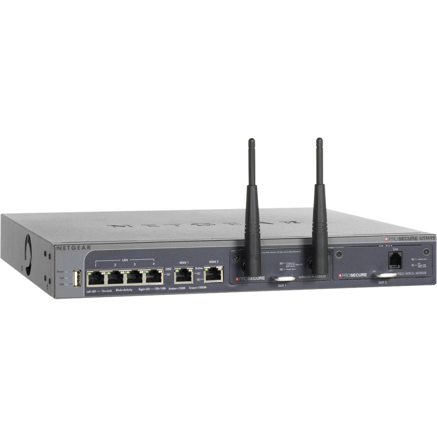 NETGEAR UTM9SEW3-100NAS hardware firewall 1U 0.13 Gbit/s