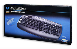 Manhattan 171595 keyboard USB + PS/2 Black – image 2